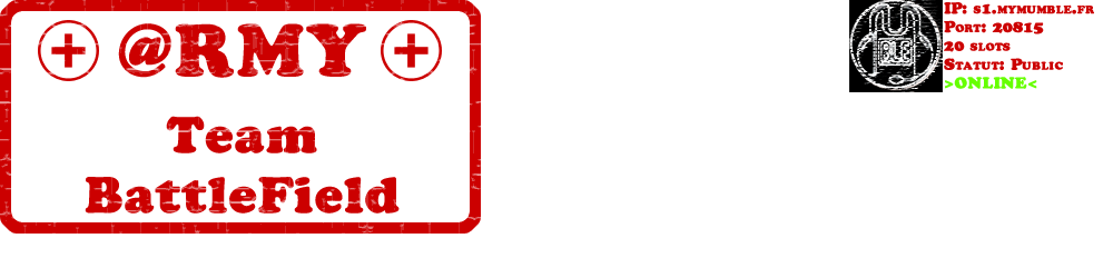 FORUM DE LA TEAM +@RMY+